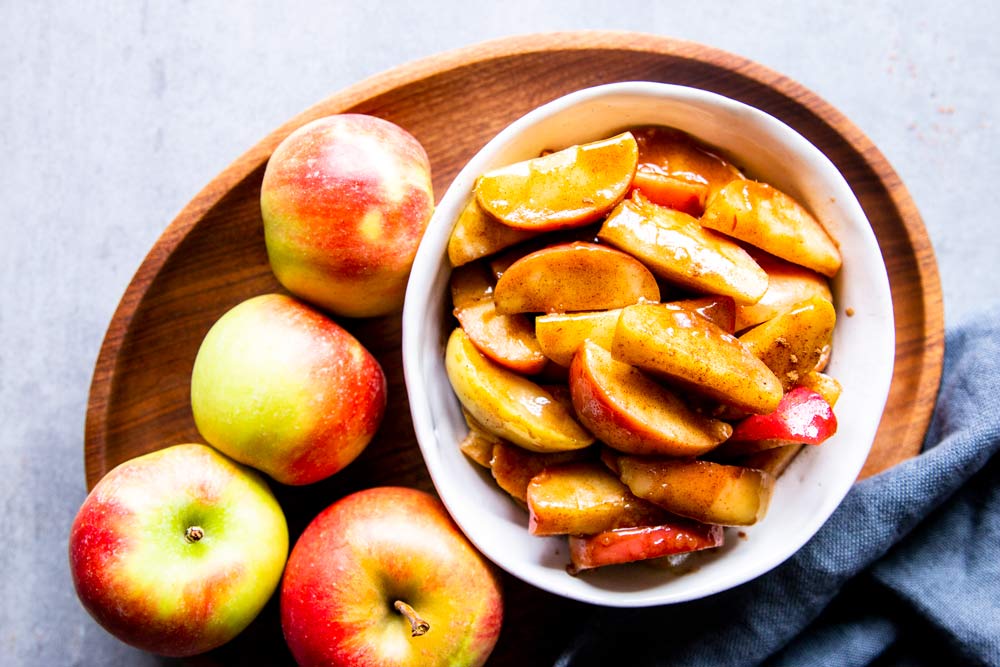 Sliced Cinnamon Apples – Hearty Smarty