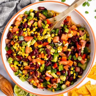 Black Bean and Corn Salad - Vegan, GF [Recipe with Video]