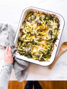 Chicken Broccoli Casserole from Scratch - Low Carb, Keto, THM S