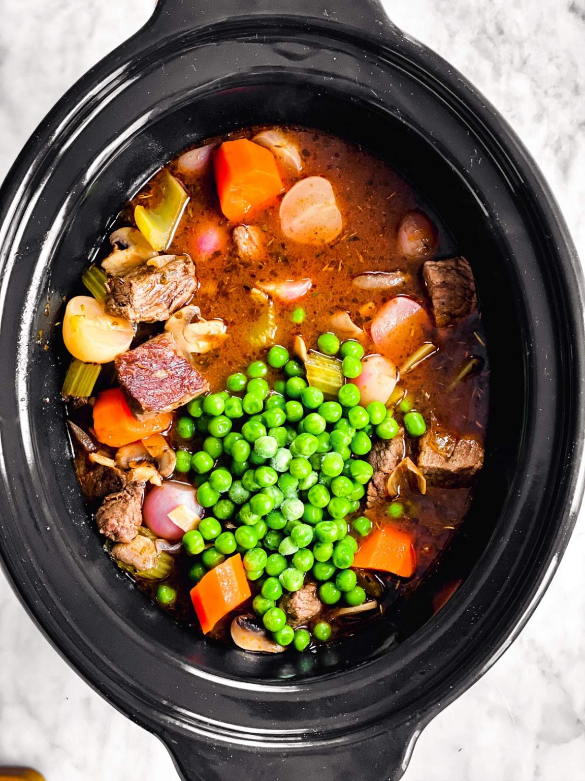 Keto Beef Stew (Slow Cooker or Oven) Recipe THM S, Keto, Low Carb